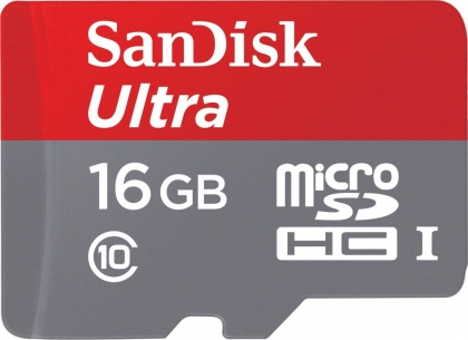 Thẻ nhớ 16GB MicroSDHC Sandisk Ultra 533x 80/15 MBs