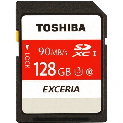 Thẻ nhớ 128GB SDXC Toshiba Exceria M302 U3 90/30 MBs