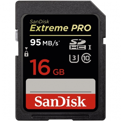 Thẻ nhớ 16GB SDHC SanDisk Extreme Pro 633x 2016 95/90 MBs