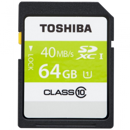 Thẻ nhớ 64GB SDXC Toshiba 40/15 MBs