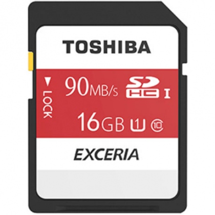 Thẻ nhớ 16GB SDHC Toshiba Exceria M302 U3 90/30 MBs