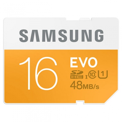 Thẻ nhớ 16GB SDHC Samsung EVO 48/15 MBs