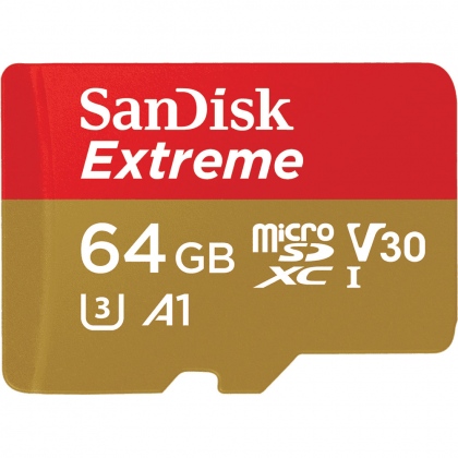 Thẻ nhớ 64GB MicroSDXC Sandisk Extreme 667x A1 V30 100/60 MBs