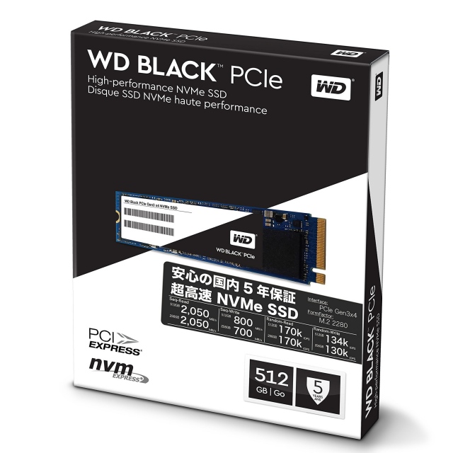 Ổ cứng SSD M2 PCIe 512GB WD Black NVMe 2280 Tuanphong vn