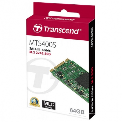 Ổ cứng SSD M2-SATA 64GB Transcend MTS400S 2242