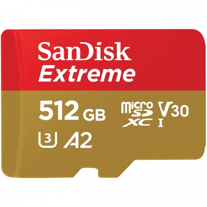 Thẻ nhớ 512GB MicroSDXC Sandisk Extreme A2 160/90 MBs