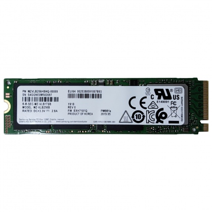 Ổ cứng SSD M2-PCIe 256GB Samsung PM981a NVMe 2280