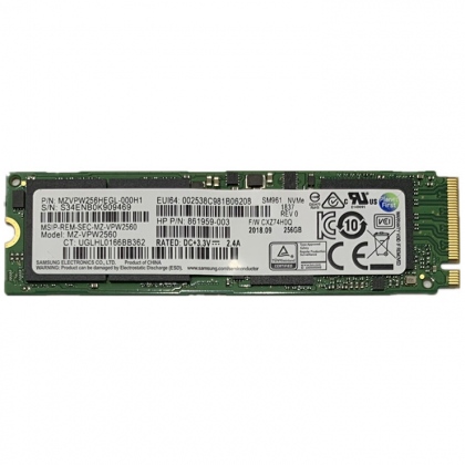 Ổ cứng SSD M2-PCIe 256GB Samsung SM961 NVMe 2280 (OEM 960 PRO)