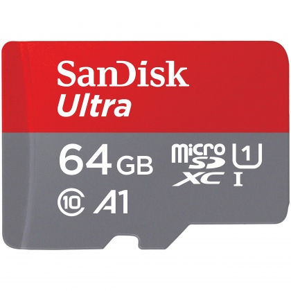 Thẻ nhớ MicroSD 64GB Sandisk Ultra A1 140 MB/s (Bản mới nhất)