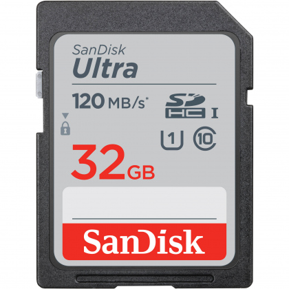 Thẻ nhớ SD 32GB SanDisk Ultra GN6 120 MB/s (SDSDUN4-032G-GN6IN)