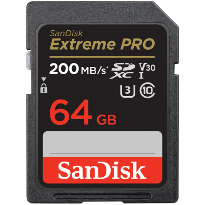 Thẻ nhớ SD 64GB SanDisk Extreme Pro  200 MB/s (Bản mới nhất)