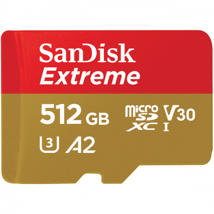 Thẻ nhớ MicroSD 512GB Sandisk Extreme 190 MB/s (Bản mới nhất)