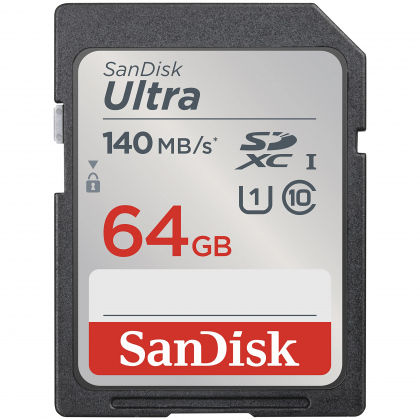 Thẻ nhớ SD 64GB SanDisk Ultra GN6 140 MB/s (SDSDUNB-064G-GN6IN)