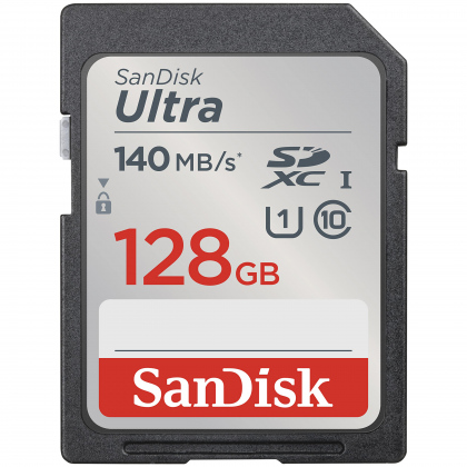 Thẻ nhớ SD 128GB SanDisk Ultra GN6 140 MB/s (SDSDUNB-128G-GN6IN)
