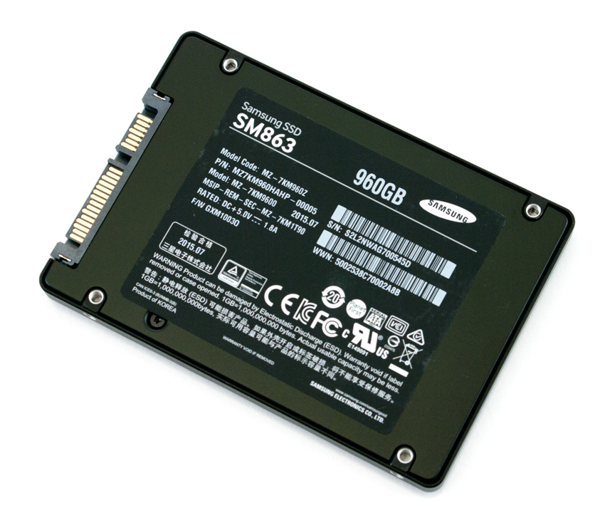 Samsung MLC V-NAND SSD SM863 1.92TB SATA