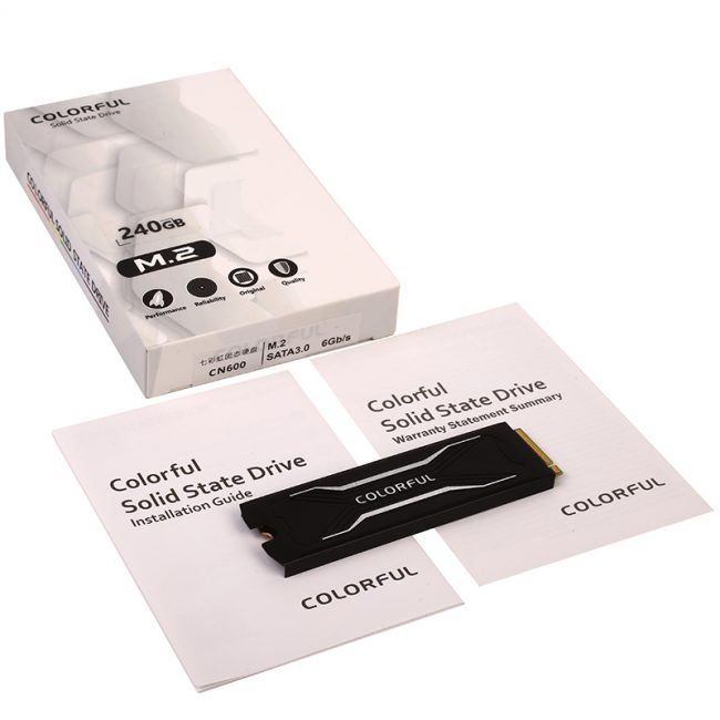 COLORFUL ra mắt thêm ổ SSD CN600S PCIe M.2 dung lượng 240GB và