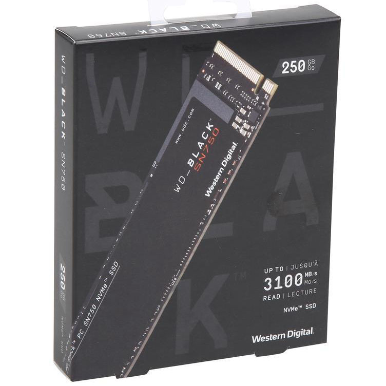 Cng SSD M2PCIe 250GB WD Black SN750