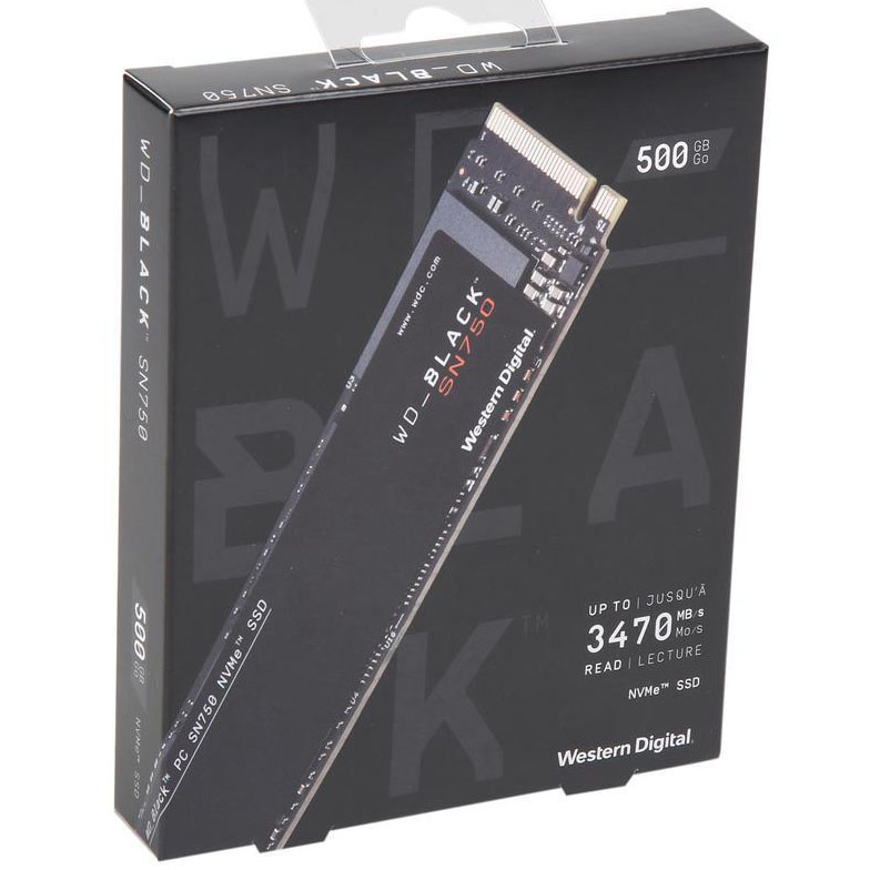 Cng SSD M2PCIe 500GB WD Black SN750