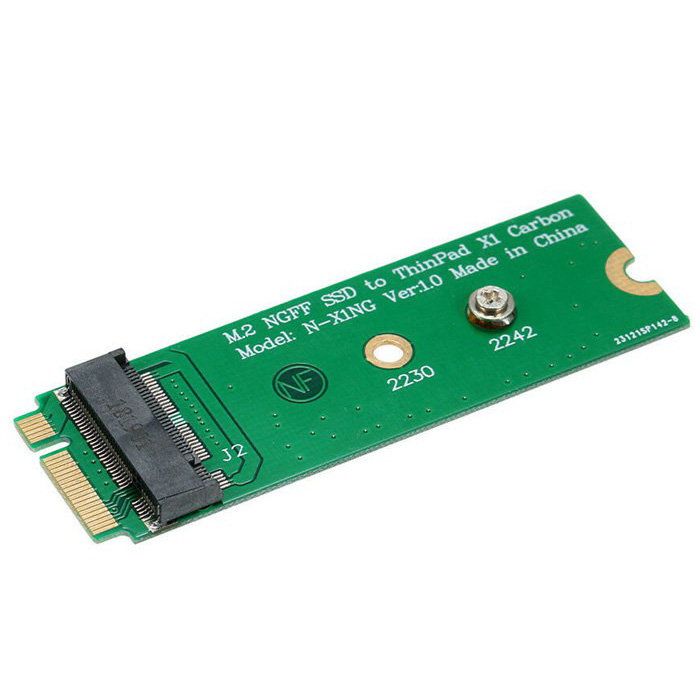 Adapter chuyển SSD SATA 2242 cho Lenovo Thinkpad X1 Carbon Gen Tuanphong.vn