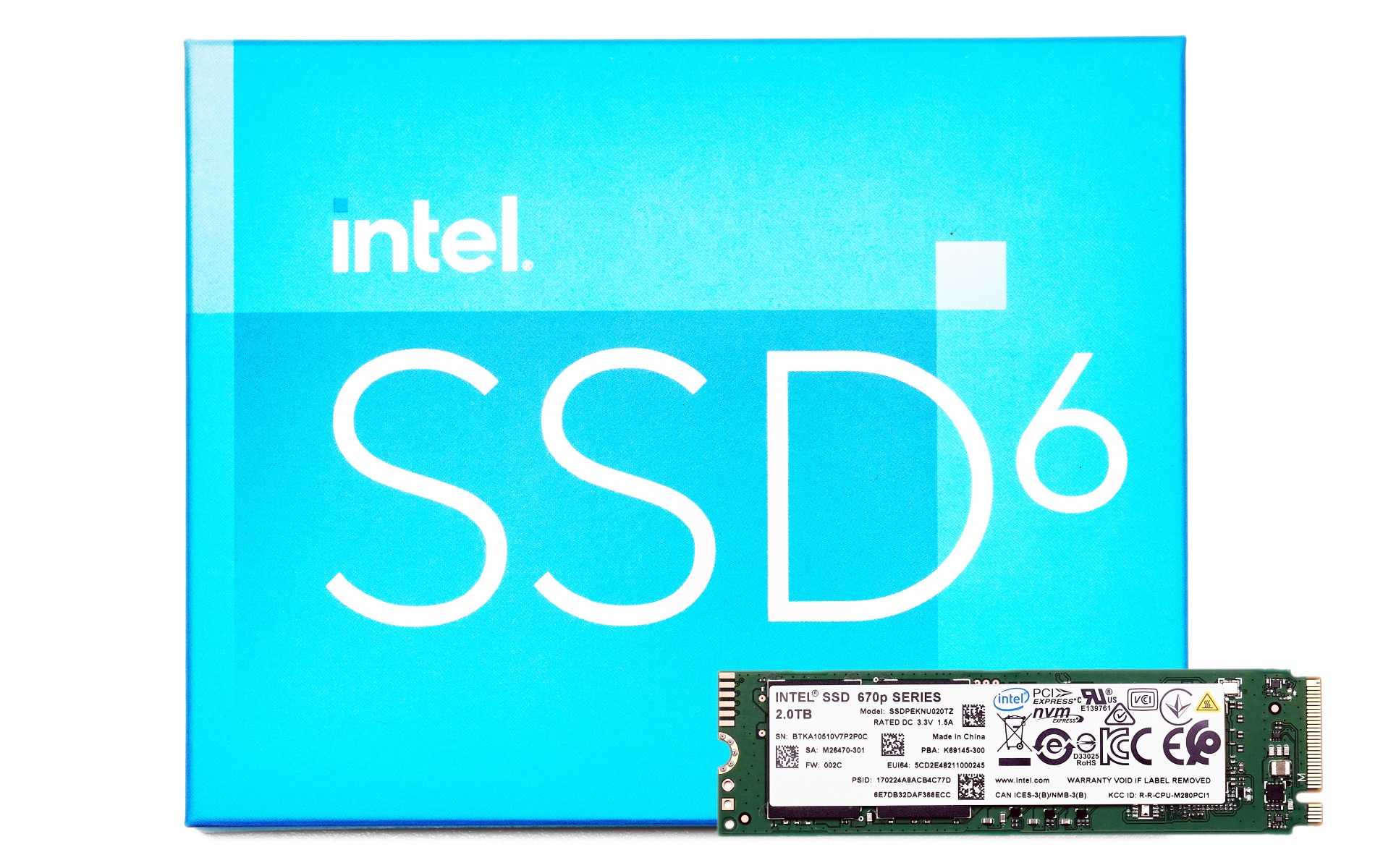 Ổ cứng SSD M2-PCIe 2TB Intel 670p NVMe 2280