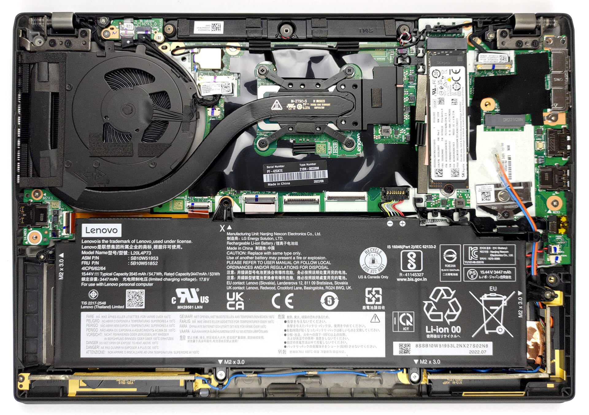 Nâng cấp SSD,RAM cho Laptop Lenovo ThinkPad X13 Gen 3 