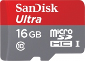 Thẻ nhớ MicroSD 16GB Sandisk Ultra 533x