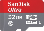 Thẻ nhớ 32GB MicroSDHC Sandisk Ultra 533x 80/15 MBs