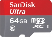 Thẻ nhớ 64GB MicroSDXC Sandisk Ultra 533x 80/15 MBs