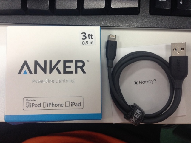 Cáp Anker Lightning Kevlar 0.9m 9