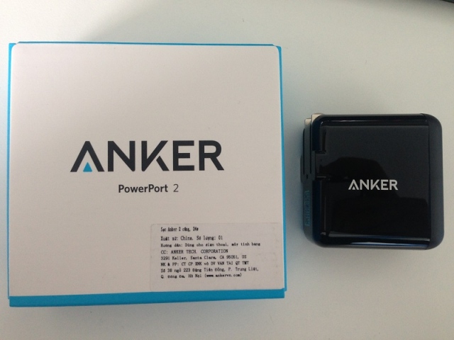 Củ sạc Anker Power Port 2 port 7