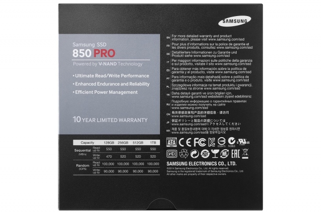 Ổ cứng SSD 128GB Samsung 850 PRO 2.5-Inch SATA III 11