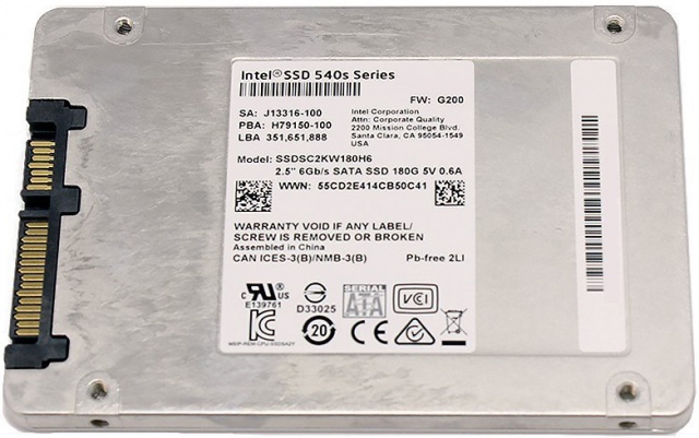 Ổ cứng SSD 240GB Intel 540s Series 2.5 inch Sata III 7