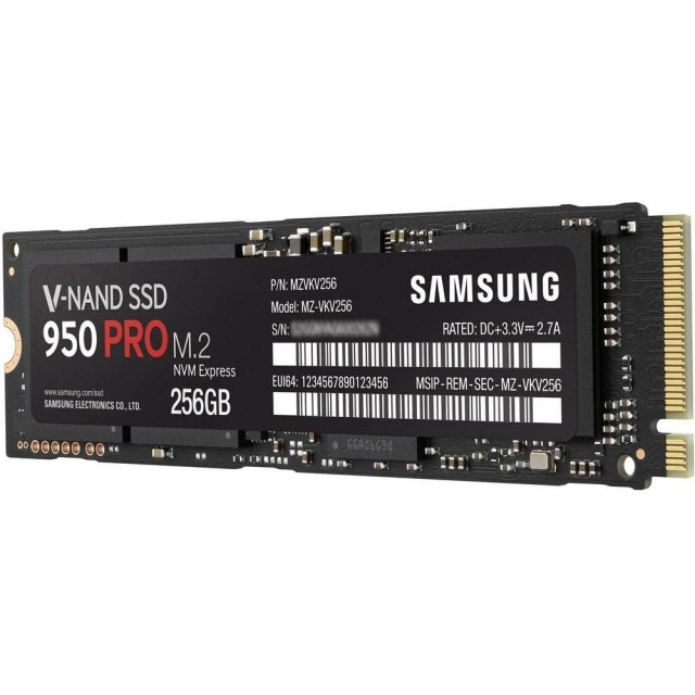 Ổ cứng SSD M2-PCIe 256GB Samsung 950 Pro NVMe 2280 6