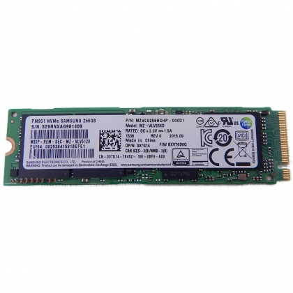 Ổ cứng SSD M2-PCIe 128GB Samsung PM951 NVMe 2280 (OEM 950 EVO)