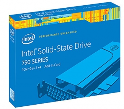Ổ cứng SSD PCIe 800GB Intel 750 Series NVMe Gen3.0 x4 MLC