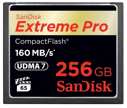 Thẻ nhớ 256GB CompactFlash SanDisk Extreme Pro 1067X 160/150 MBs