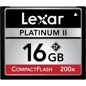 Thẻ nhớ 16GB CompactFlash Lexar Platinum II 200X 30/12 MBs