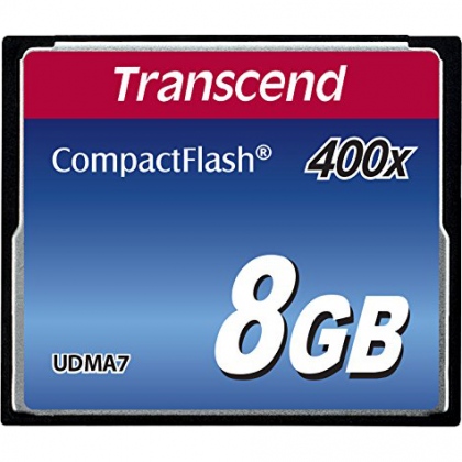 Thẻ nhớ 8GB CompactFlash Transcend 400x 90/40 MBs