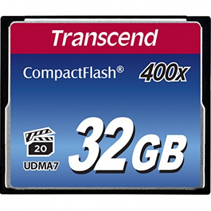 Thẻ nhớ 32GB CompactFlash Transcend 400x 90/40 MBs
