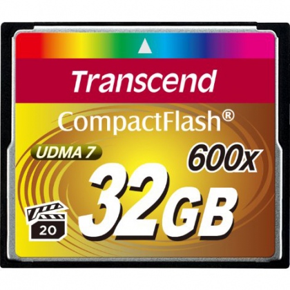 Thẻ nhớ 32GB CompactFlash Transcend 600x 90/80 MBs