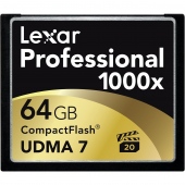 Thẻ nhớ 64GB CompactFlash Lexar Professional 1000x 150/145 MBs