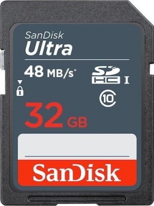 Thẻ nhớ 32GB SDHC Sandisk Ultra 320x 48/15 MBs