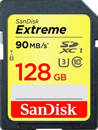 Thẻ nhớ 128GB SDXC SanDisk Extreme 90/40 MBs