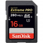 Thẻ nhớ 16GB SDHC SanDisk Extreme Pro UHS-II 1867x 280/250 MBs