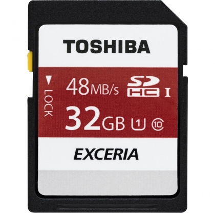 Thẻ nhớ 32GB SDHC Toshiba Exceria 48/15 MBs