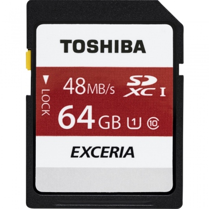Thẻ nhớ 64GB SDXC Toshiba Exceria 48/15 MBs