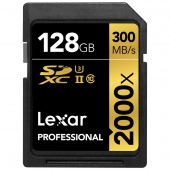 Thẻ nhớ 128GB SDXC Lexar Professional 2000x UHS-II 300/260 MBs