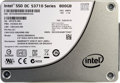 Ổ cứng SSD 800GB Intel S3710 2.5-Inch SATA III