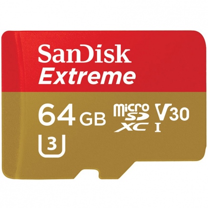 Thẻ nhớ 64GB MicroSDXC Sandisk Extreme V30 90/60 MBs