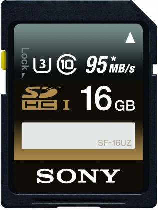 Thẻ nhớ 16GB SDHC Sony U3 95/90 MBs SFG1UZ/TQN